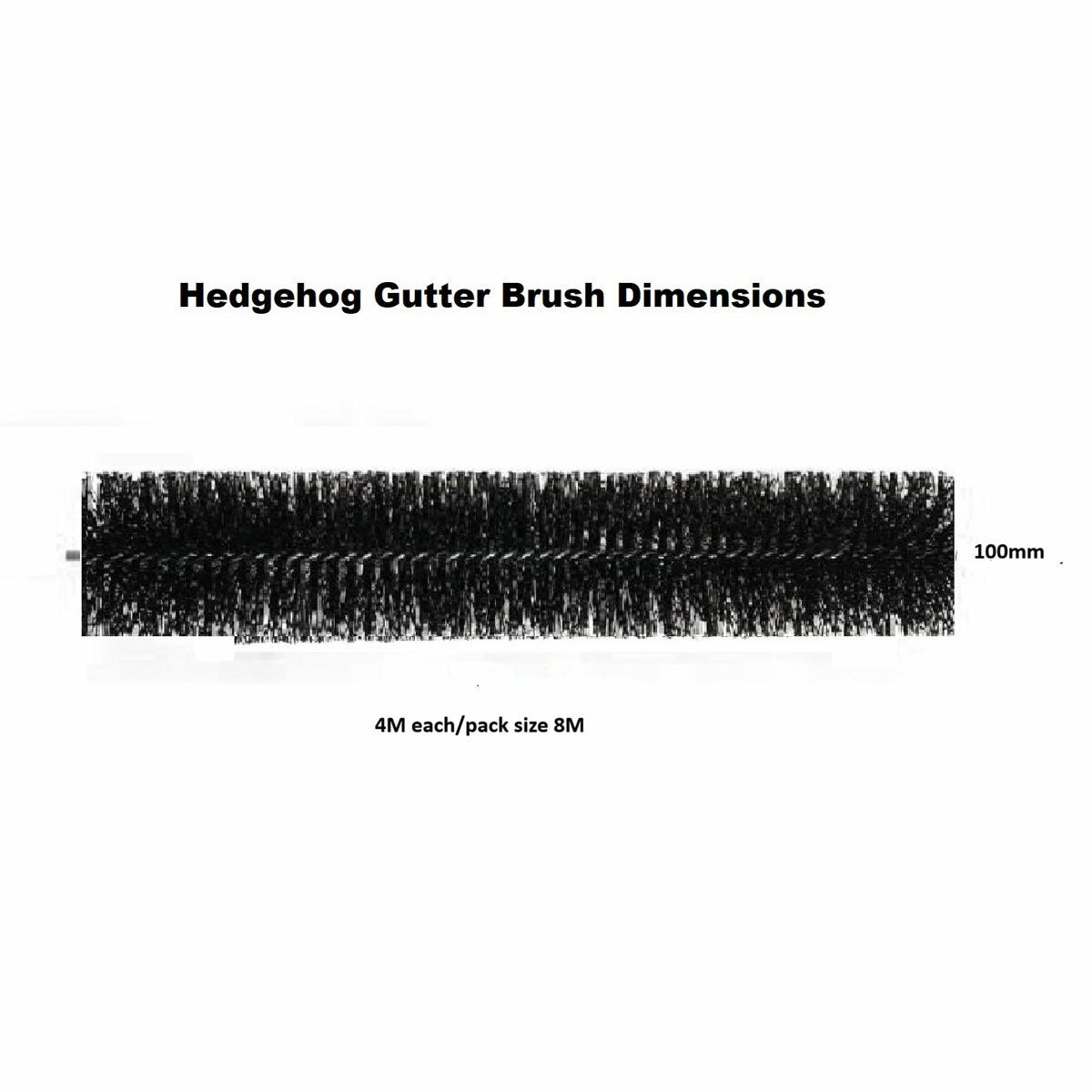 Hedgehog Gutter Brush Leaf and Debris Guard 2 x 4M Hedgehog Gutter Brush Leaf and Debris Guard 2 x 4M