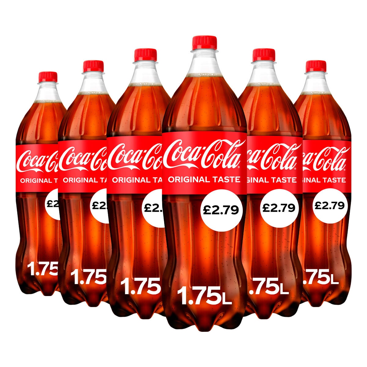 Coca Cola PMP £2.79, 6 x 1.75L