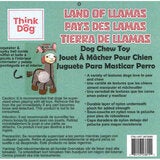 Think Dog Land of Llamas Dog Toy in Brown Think Dog Land of Llamas Dog Toy in Brown