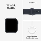 Buy Apple Watch SE 3 GPS, 40mm Midnight Aluminium Case with Navy Blue Spot Band S/M, MJKY4MP/A at costco.co.uk