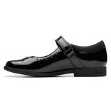 Clarks Kids Lock Magic Black Patent Shoes Clarks Kids Lock Magic Black Patent Shoes