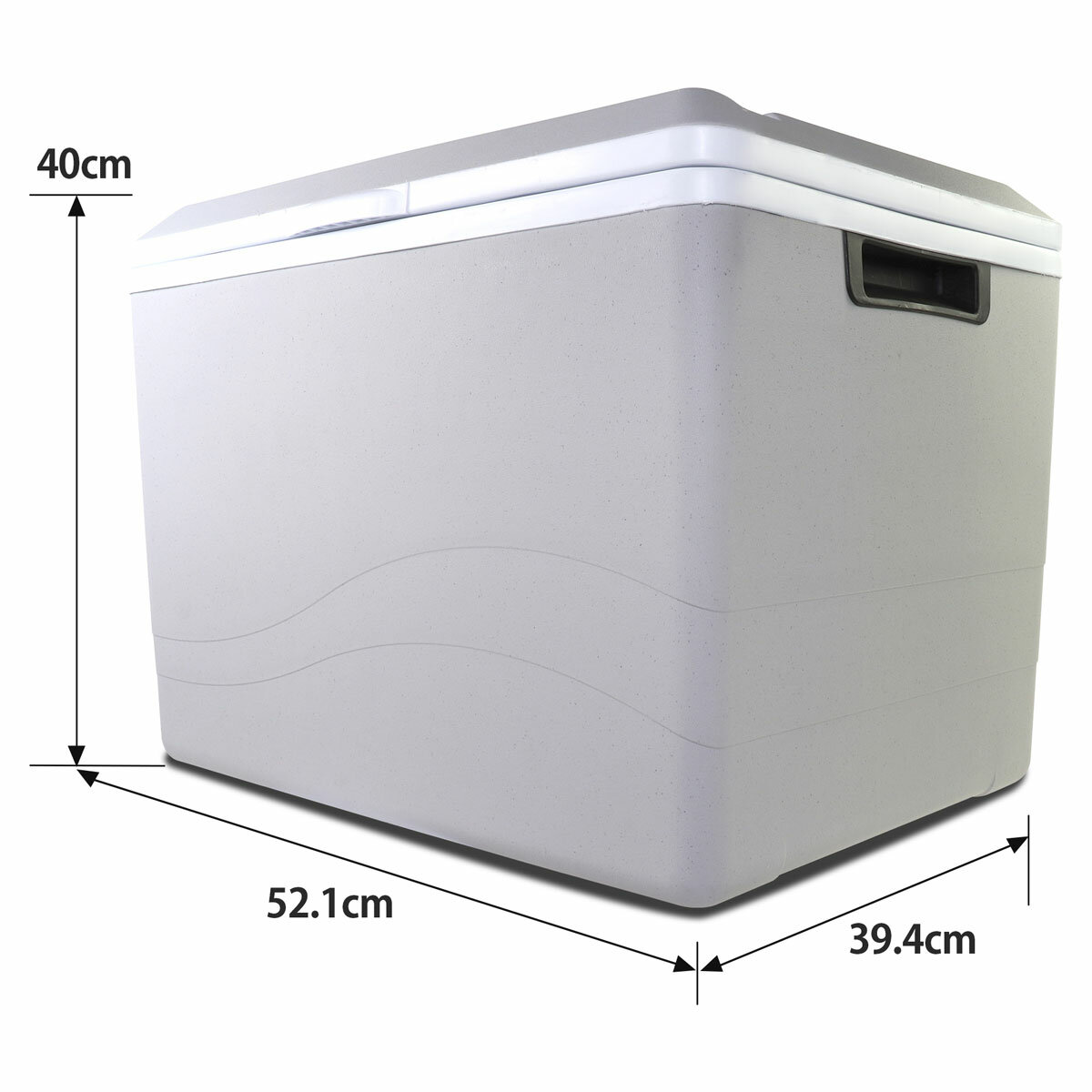 Koolatron 12V Electric Cooler 34L, Cool/Warm Box with Adjustable Strap in Grey