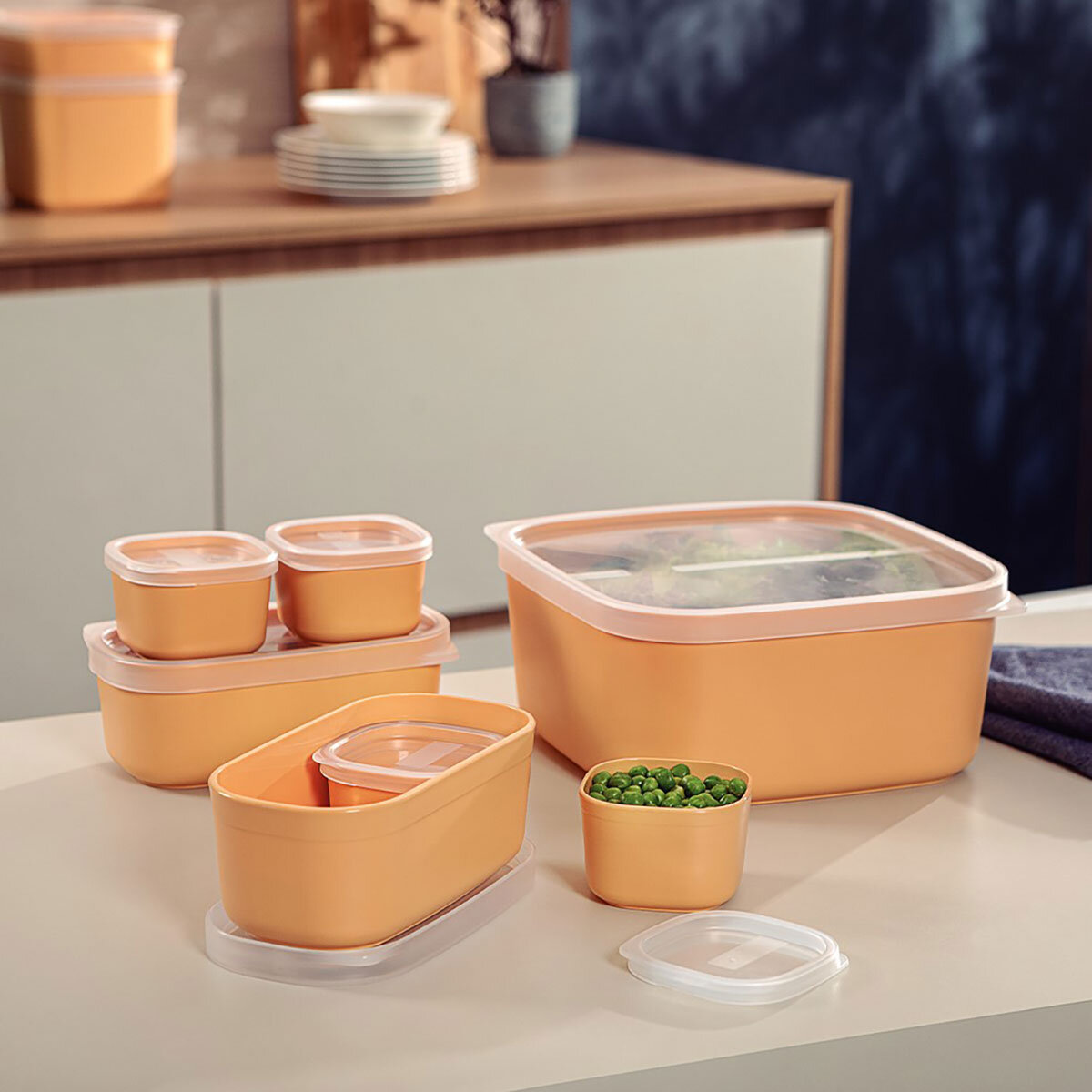 Tramontina Food Storage Set, 7 Piece in 2 Colours