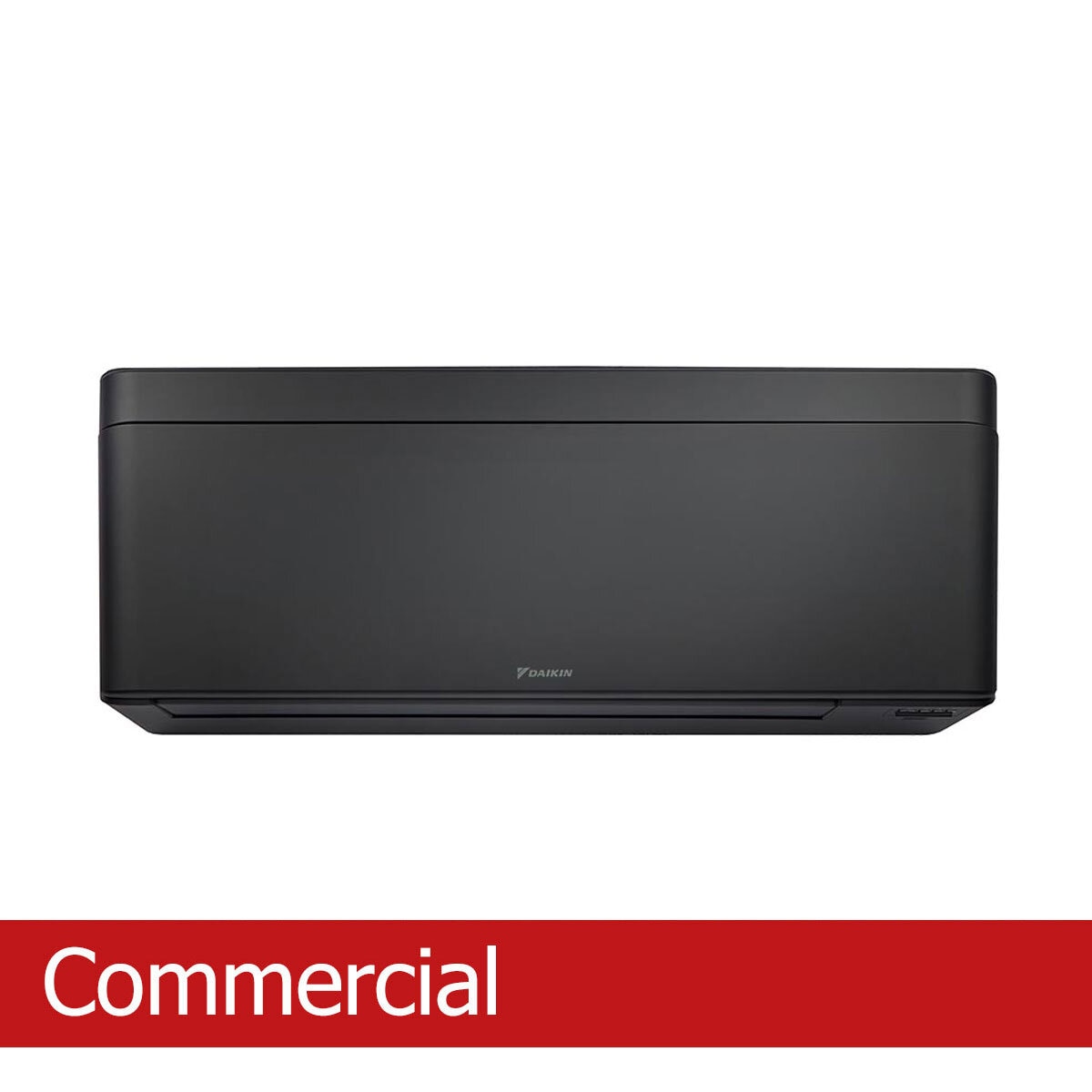 Installed Daikin Stylish 5.0kW Single Split Air Conditioning Unit in Black for Commercial Application