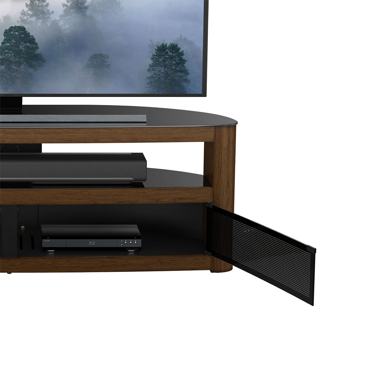 AVF Burghley Affinity Plus Curved TV Stand for TVs up to 70"