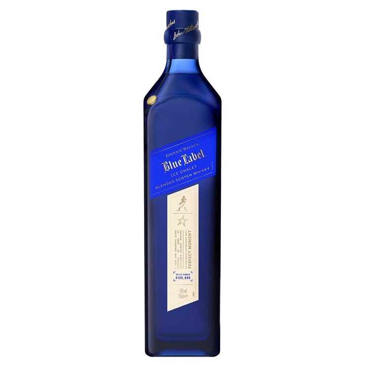 Johnnie Walker Blue Ice Chalet 70cl and Crossbody Bag