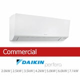 Installed Daikin Perfera Single Split Air Conditioning Unit for Commercial Use, Available in 7 kW Capacities Installed Daikin Perfera Single Split Air Conditioning Unit for Commercial Use, Available in 7 kW Capacities