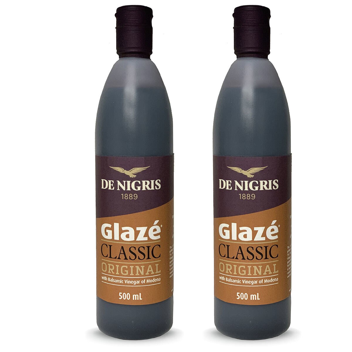 De Nigris 1889 Classic Balsamic Glaze, 2 x 500ml Costco UK
