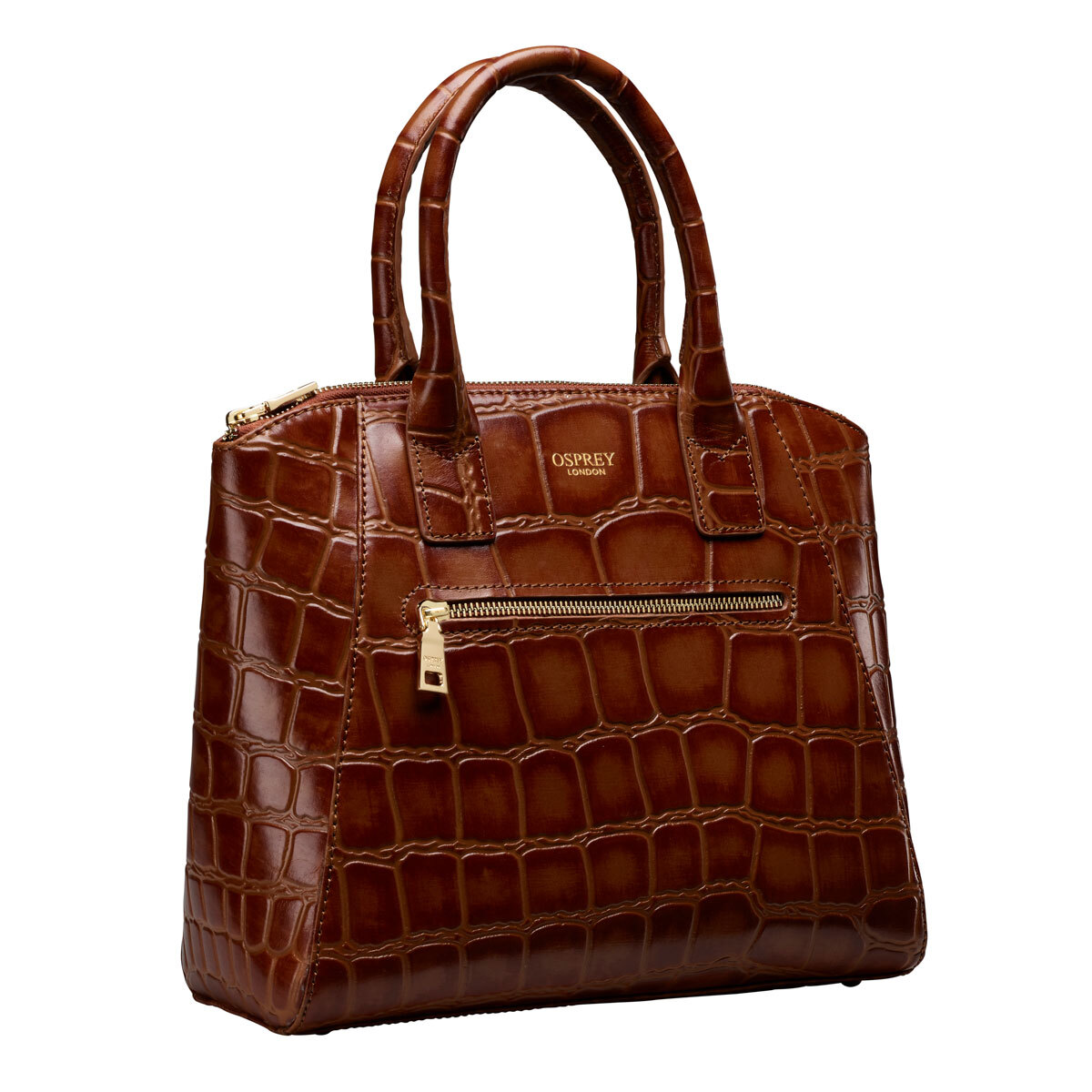 Osprey London Leather Women's Handbag, Cognac