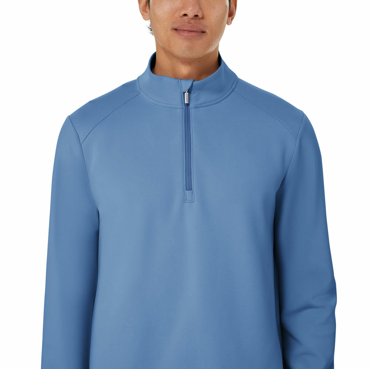 Kirkland Signature Men's 1/2 Zip Sweater in Blue