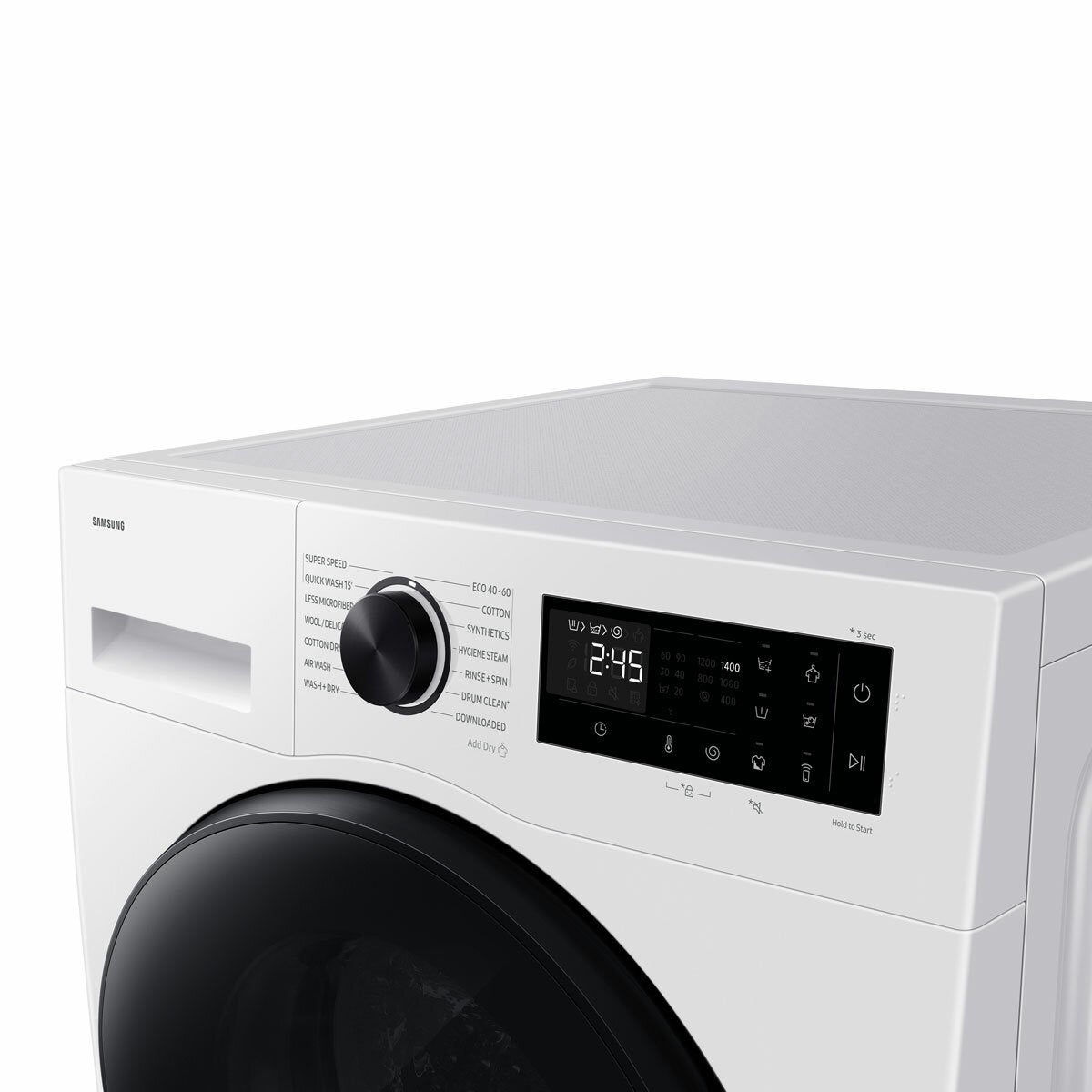 Samsung Series 5 WD90HG5U34BEEU 9/6kg Washer Dryer, D Rated in White Samsung Series 5 WD90HG5U34BEEU 9/6kg Washer Dryer, D Rated in White