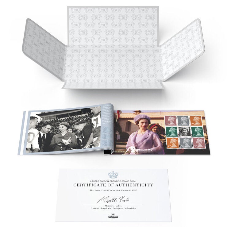Buy HMQ Platinum Jubilee Ltd Edition Prestige Stamp Book Overview Image at Costco.co.uk Buy HMQ Platinum Jubilee Ltd Edition Prestige Stamp Book Overview Image at Costco.co.uk