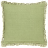 Furn Bertie Velvet Feather Fill Cushion 2 Pack in Sage, 45 x 45 cm