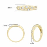 0.40ctw Round Brilliant Cut Diamond Ring , 14ct Yellow Gold