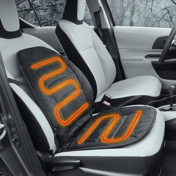 Wagan Tech® Deluxe Velour Heated Seat Cushion Costco UK