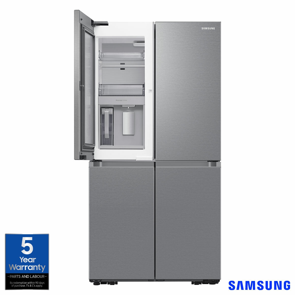 Samsung Series 9, RF65DG960ESREU Smart Multi Door Fridge Freezer, E Rated in Silver
