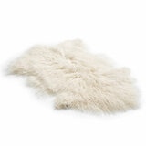 Bowron Tibetan Sheepskin Rug in Champagne, 60 x 90 cm Bowron Tibetan Sheepskin Rug in Champagne, 60 x 90 cm