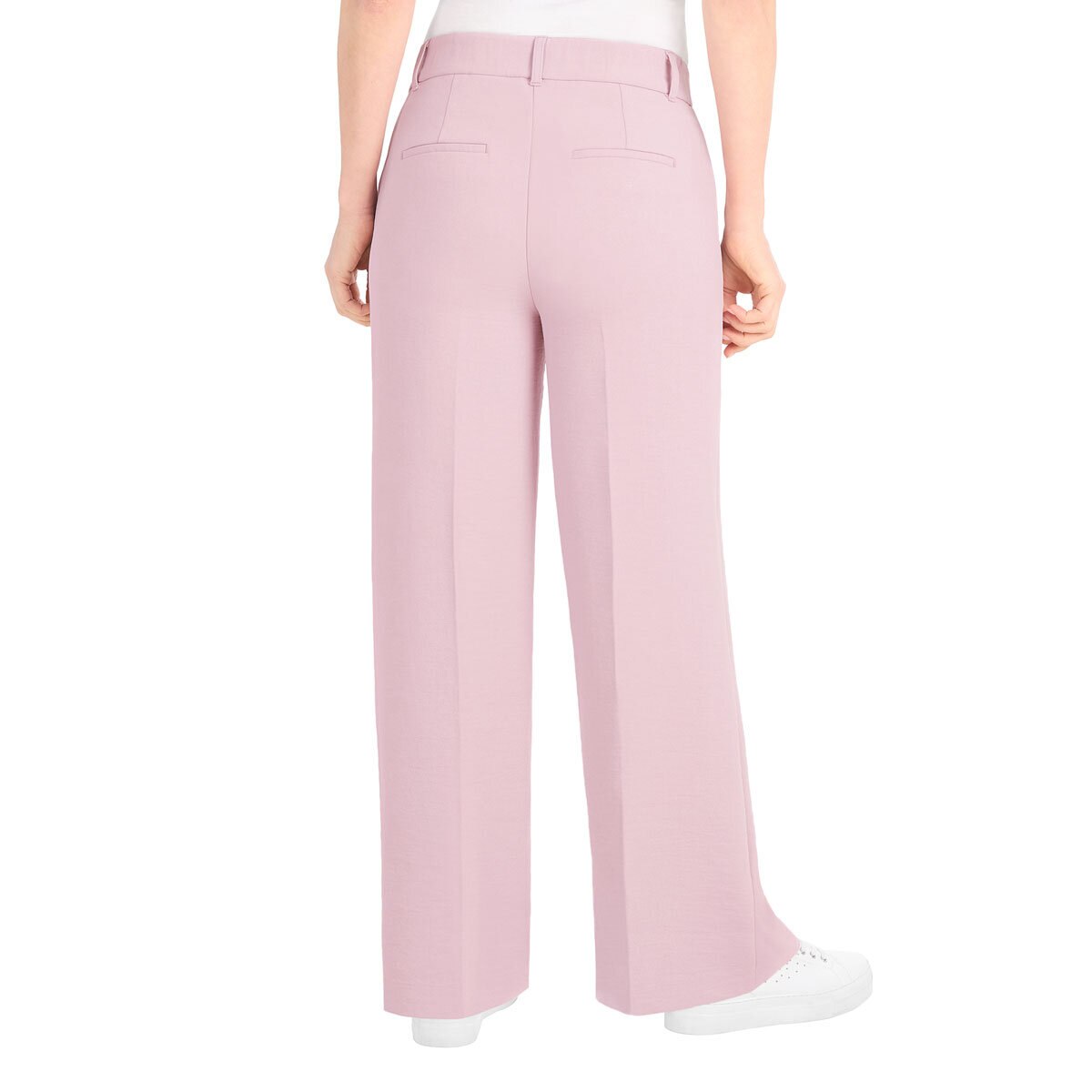 Dalia Ladies Pleated Crepe Wide Leg Pant