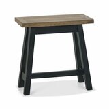 Bentley Designs Camden Weathered Oak & Peppercorn Side Table