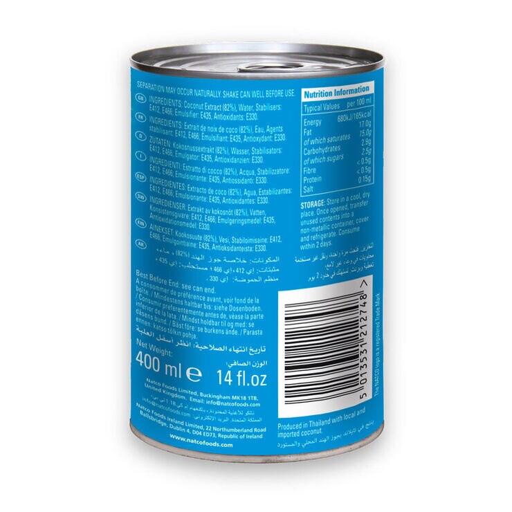 Natco Coconut Milk, 6 x 400ml Costco UK