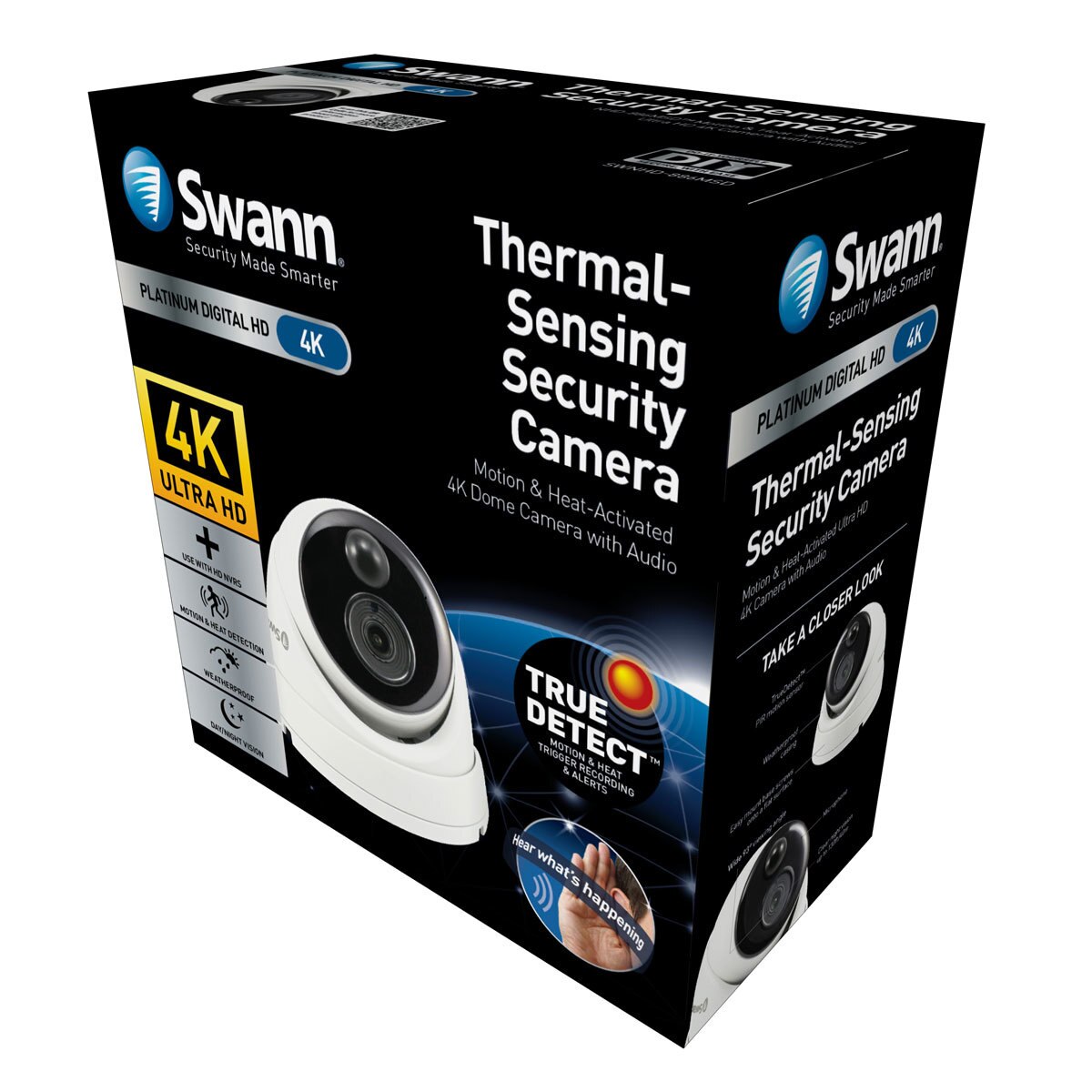 Swann 4K Ultra HD Thermal Sensing Dome IP Security Camera Costco UK