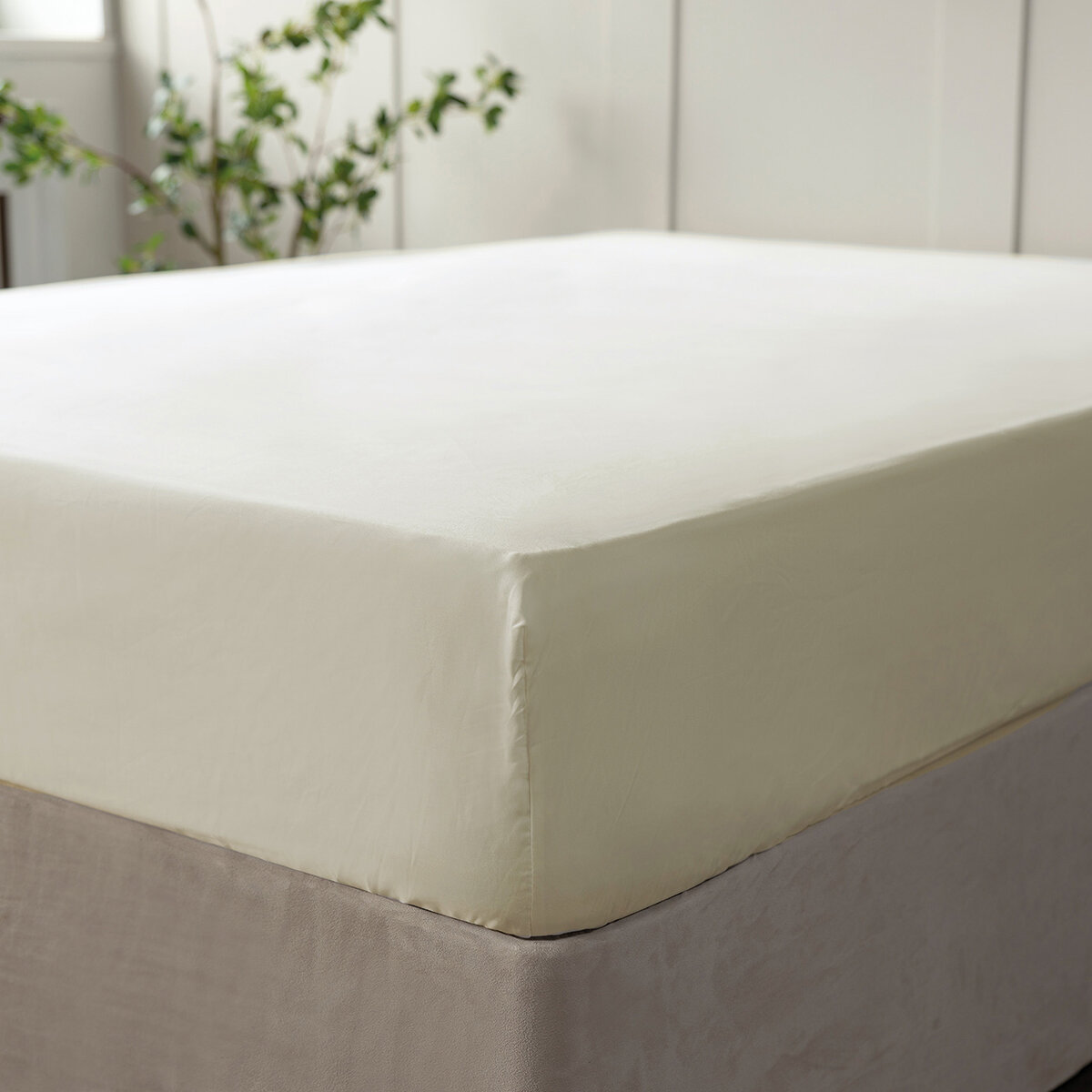 Belledorm 600 Thread Count Cotton Bedding Bundle in Ivory, King