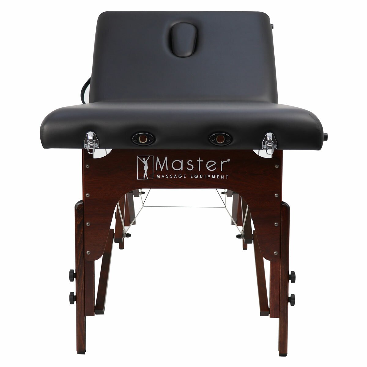 Studio image of the front of the massage table
