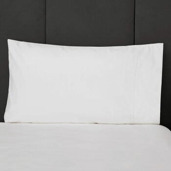 Belledorm 1200 Thread Count Cotton White Pillowcase Pair