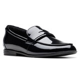 Clarks Kids Finja Bright Black Patent Shoes Clarks Kids Finja Bright Black Patent Shoes