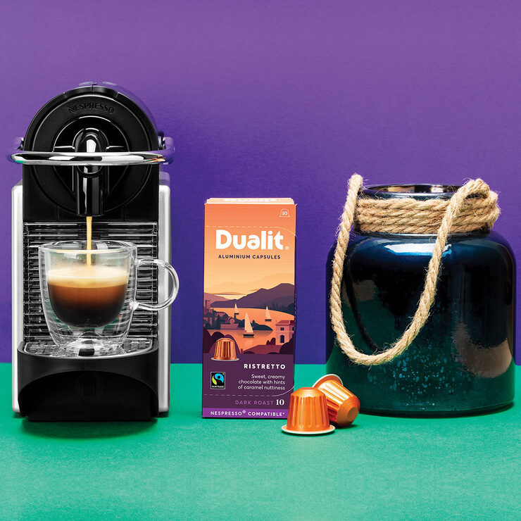 Dualit Ristretto Aluminium Nespresso Compatible Coffee ...