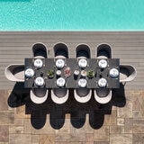 Maze Ambition 11pc Extending dining set - Fully extended (320cm)
