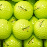 Studio image of a pile of golf balls Studio image of a pile of golf balls