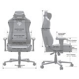 anda seaT Novis Max Extra Large Gaming Chair, Black