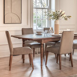 Gallery Highgrove Grey Velvet Dining Chair, 2 Pack