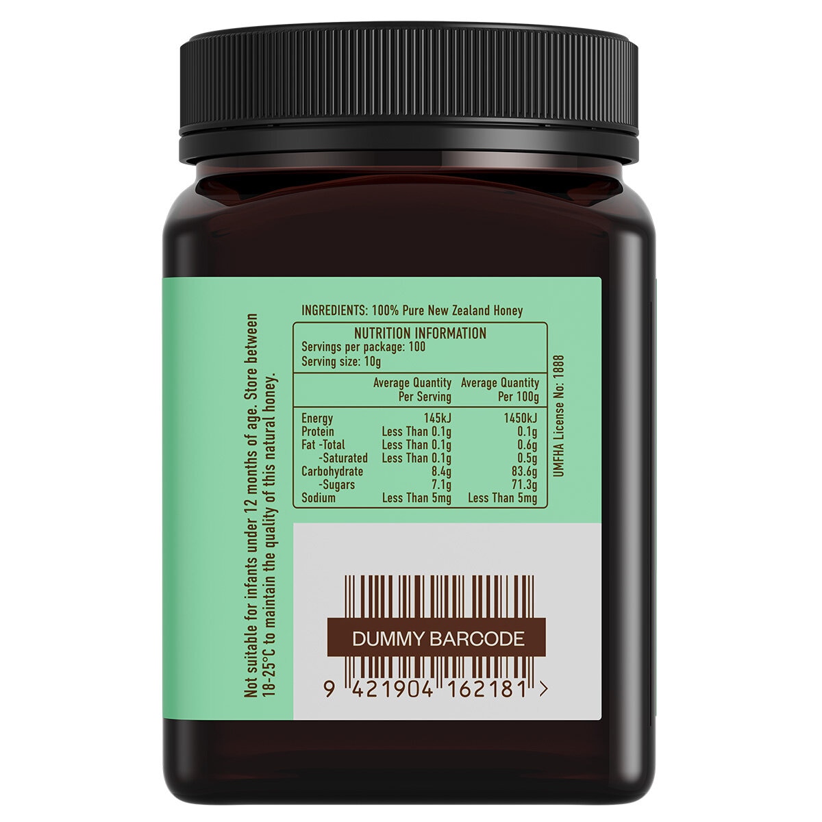 Ingredients and nutritional information