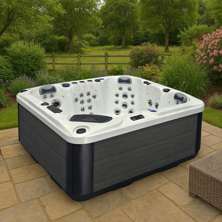 The Wellness Co Relax 9 57-Jet 5 Person Hot Tub - Delivered and Installed