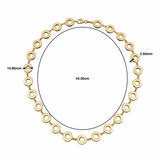 14ct Yellow Gold Love Circles Necklace 14ct Yellow Gold Love Circles Necklace