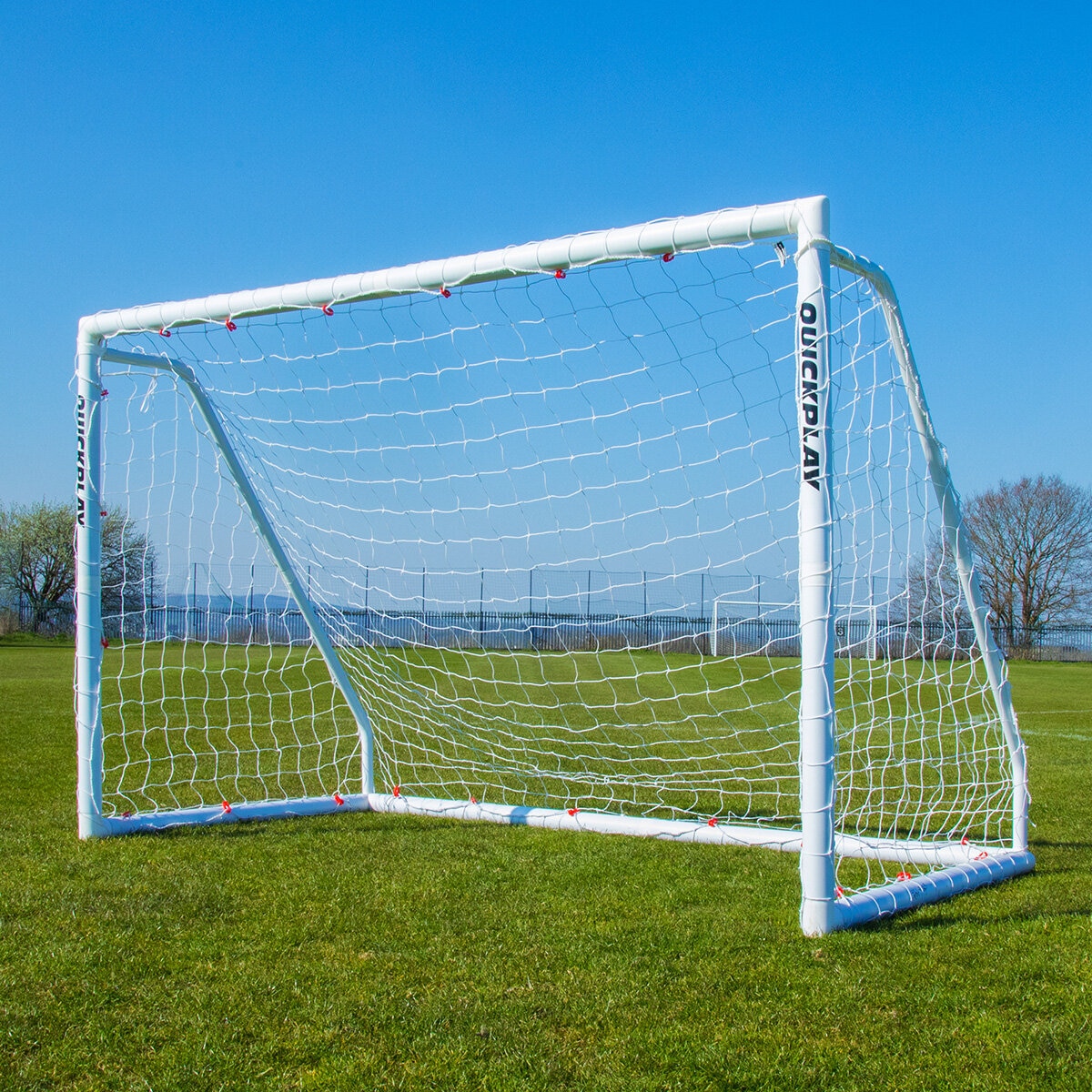Lifestyle image of the Quickplay Q-Fold Match 8ft x 5ft Folding Football Goal