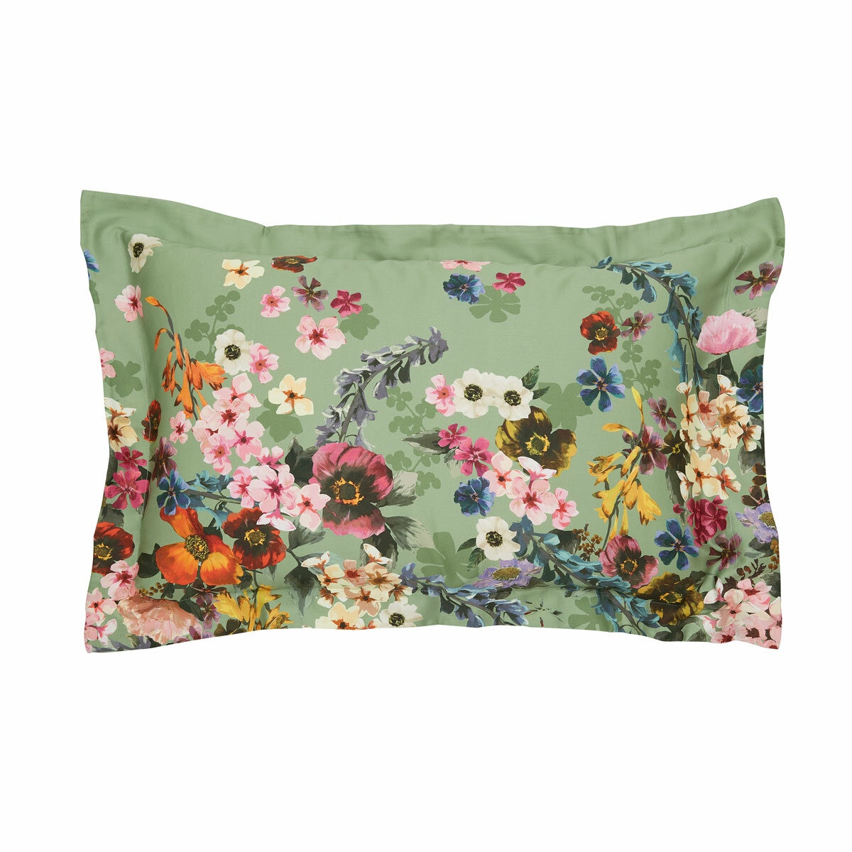 Ted Baker Antiquity Boarder Green Duvet Cover Set, Double Ted Baker Antiquity Boarder Green Duvet Cover Set, Double