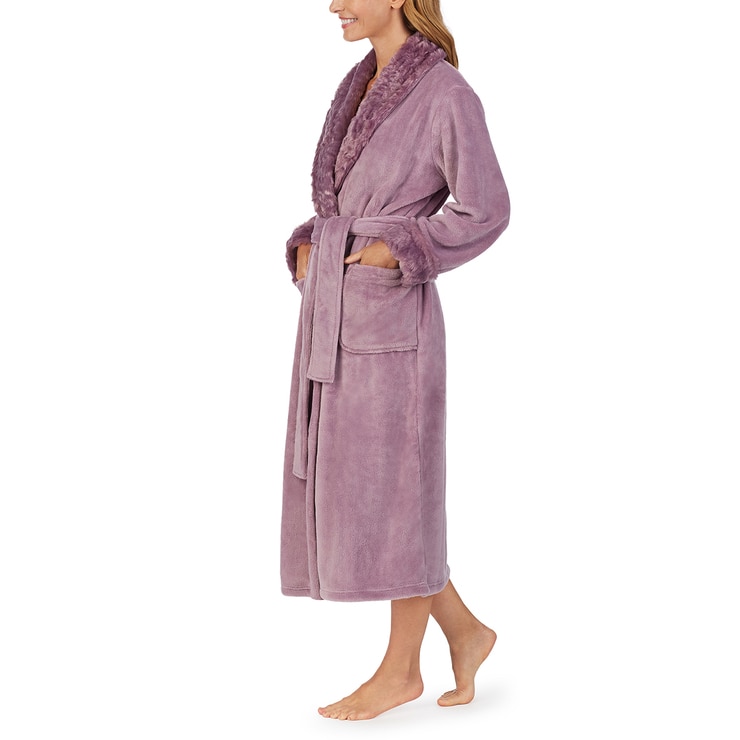 Carole Hochman Women's Plush Robe in Mauve, Extra Large Costco UK