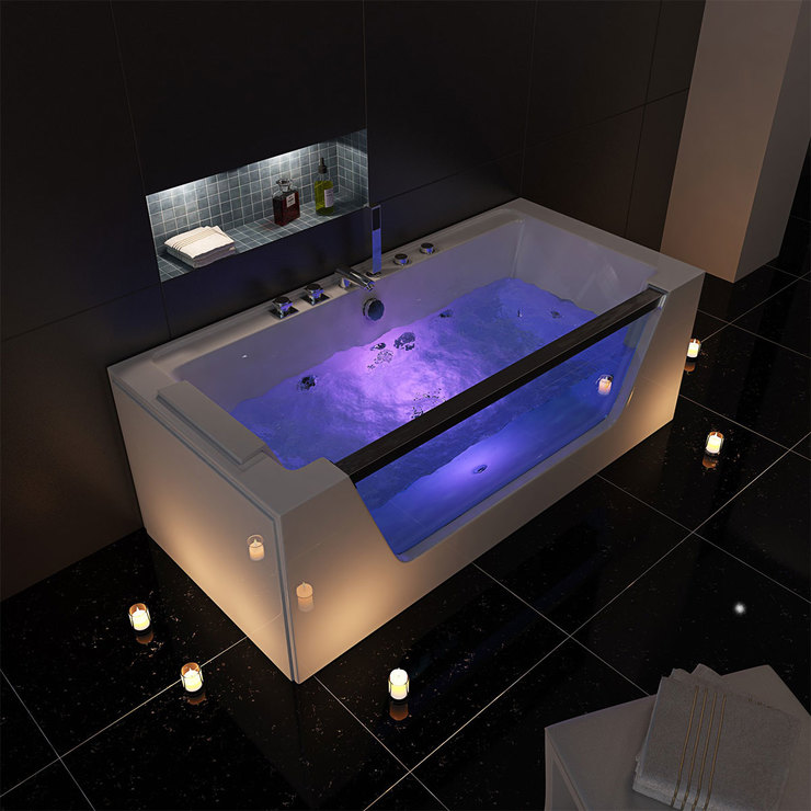 Platinum Spas Florence 1 Person Whirlpool Bath Tub 1800 x 900 x 600mm Costco UK
