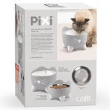Cat Drinking Fountain with 3 Filters and Elevated Feeding Dish Cat Drinking Fountain with 3 Filters and Elevated Feeding Dish