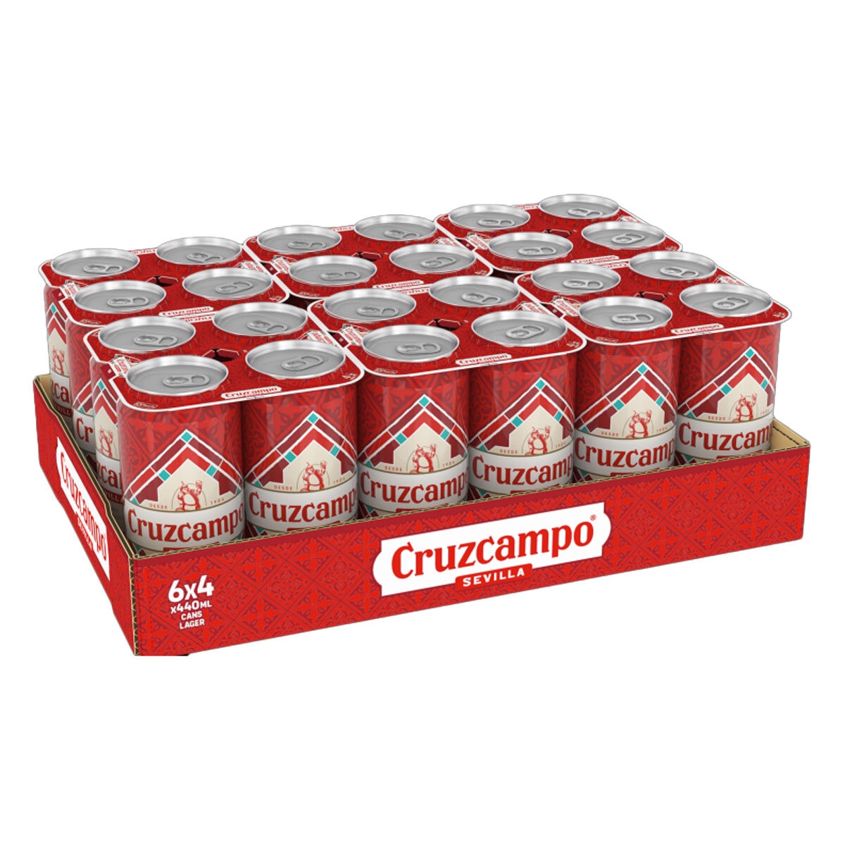 Cruzcampo, 6 x 4 x 440ml