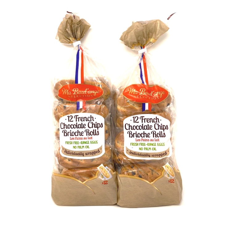 Ma Boul'ange Chocolate Chip Brioche Rolls, 2 x 12 Pack Costco UK