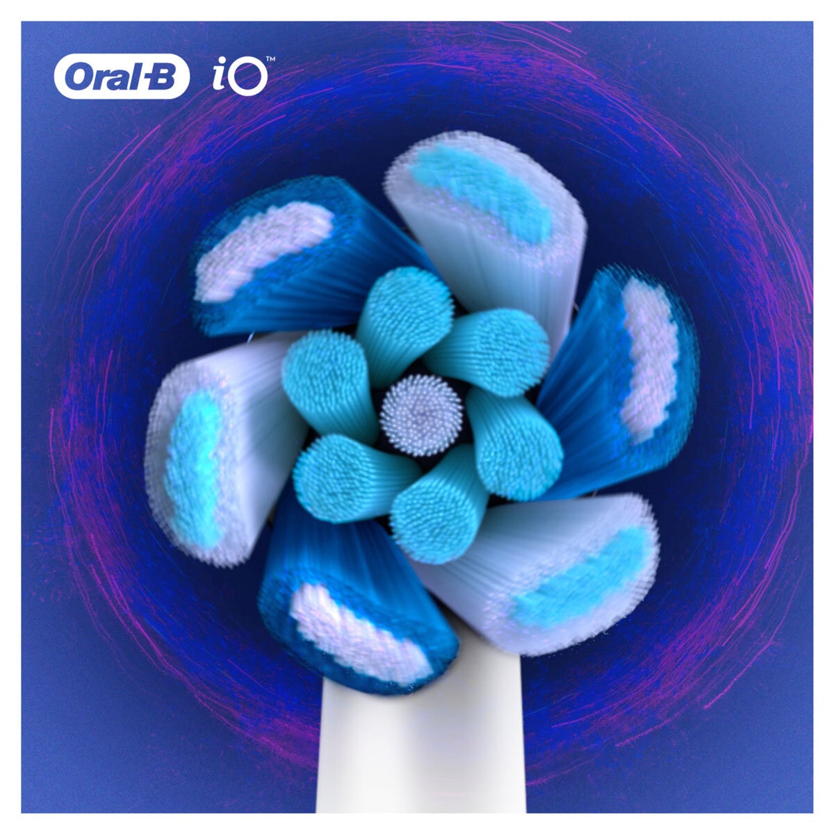Close up image of Oral B Brush Head Bristles