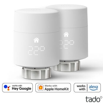 tado° Add-On Smart Radiator Thermostats, 2 Pack 