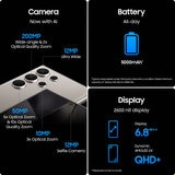 Buy Samsung Galaxy S24 Ultra, 256GB Sim Free Mobile Phone in Black, SM-S928BZKGEUB at costco.co.uk