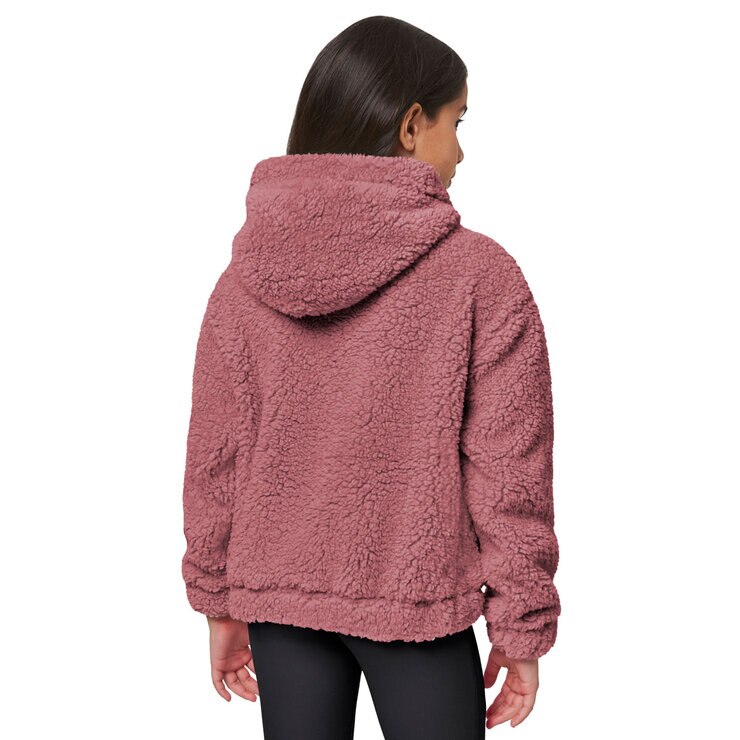 Mondetta Youth 1/2 Zip Pullover in Pink, 11-12 Years