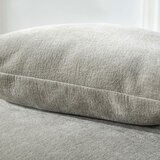 Aiden & Ivy Sereen Beige Fabric Armless Chair