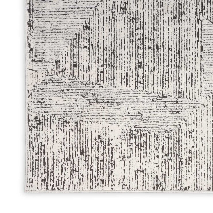 Calvin Klein CK024 Irradiant Cream & Black Rug, in 2 Sizes